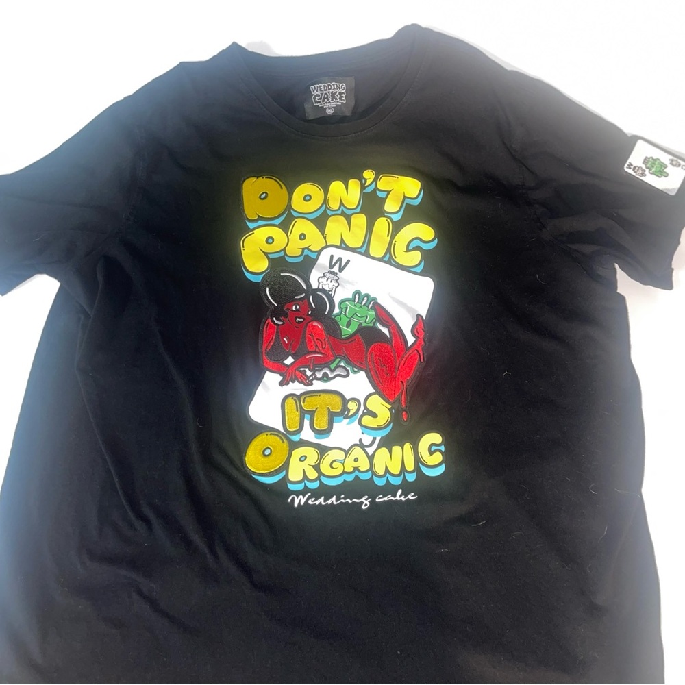 Wedding Cake Brand Embroidered T-Shirt stoner brand